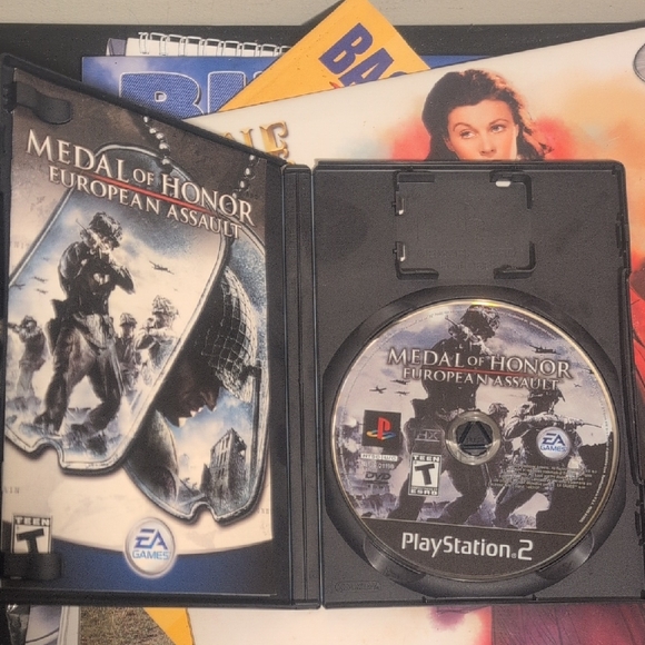 SALE Medal of Honor: European Assault (Sony PlayStation 2, 2005) Y2K Video Game - Picture 1 of 4